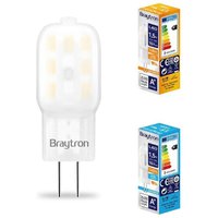 G4 LED Leuchtmittel 1,5 Watt 12V 160 Lumen Stiftsockel Stecklampe Lampe Birne kaltweiß 10 Stück von BRAYTRON