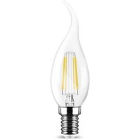 Braytron - led Leuchtmittel E14 Filament Flamme C35T 4W 400 Lumen Birne Lampe Leuchte warmweiß (3000 k) 10 Stück von BRAYTRON