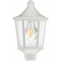 LED Wandleuchte DUBLIN WL E27 Fassung IP44 Wasserdicht Außenleuchte Lampe mit ästhetischem Design Weiß von BRAYTRON