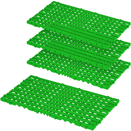 Bodenrost, grün, LxBxH 800x400x25 mm, 1,28 m², VE= 4 Stück Bodenrost, grün, LxBxH 800x400x25 mm, 1,28 m², VE= 4 Stück von BRB