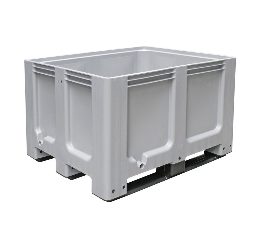 BRB-Lagertechnik Aufbewahrungsbox Palettenbox mit 3 Kufen, LxBxH 1200x1000x760 mm, geschlossen, Stabile Großbox im Maß der Euro-Palette BRB-Lagertechnik Aufbewahrungsbox Palettenbox mit 3 Kufen, LxBxH 1200x1000x760 mm, geschlossen, Stabile Großbox im Maß der Euro-Palette von BRB-Lagertechnik