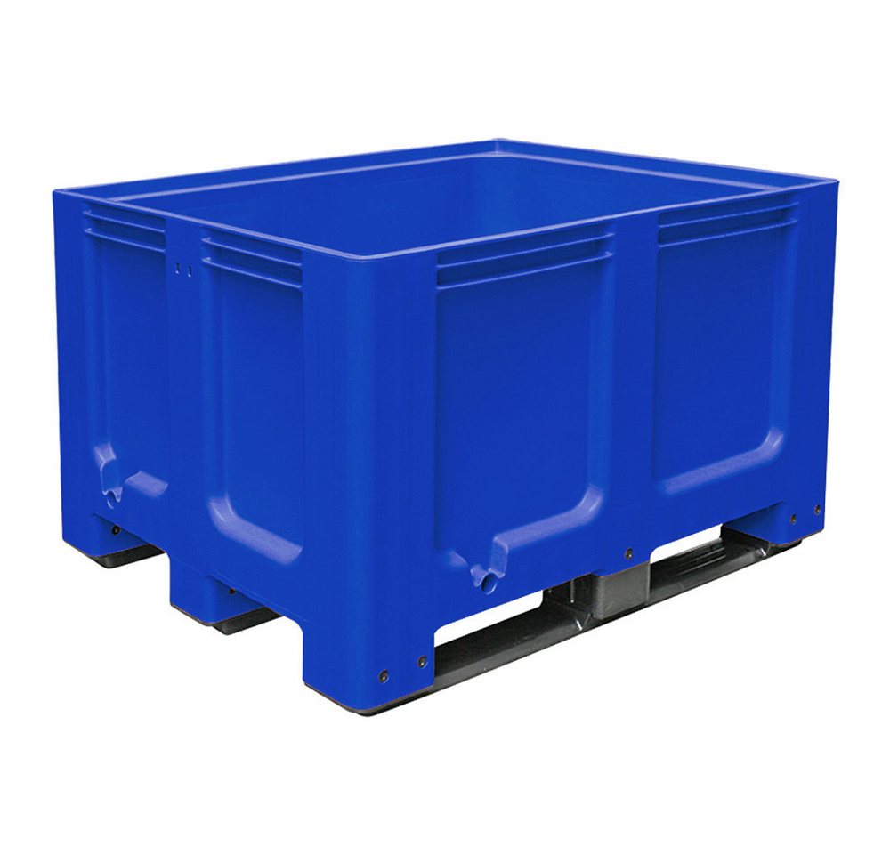 BRB-Lagertechnik Aufbewahrungsbox Palettenbox mit 3 Kufen, LxBxH 1200x1000x760 mm, geschlossen, Stabile Großbox im Maß der Euro-Palette BRB-Lagertechnik Aufbewahrungsbox Palettenbox mit 3 Kufen, LxBxH 1200x1000x760 mm, geschlossen, Stabile Großbox im Maß der Euro-Palette von BRB-Lagertechnik