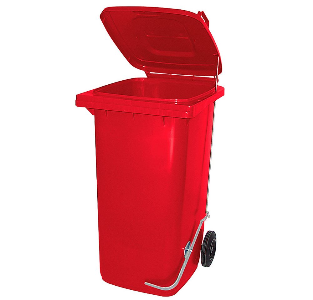 BRB-Lagertechnik Mülleimer 240 Liter Mülltonne mit Fußpedal für handfreie Bedienung, Genormte 240 Liter Mülltonne mit Fußöffnung BRB-Lagertechnik Mülleimer 240 Liter Mülltonne mit Fußpedal für handfreie Bedienung, Genormte 240 Liter Mülltonne mit Fußöffnung von BRB-Lagertechnik