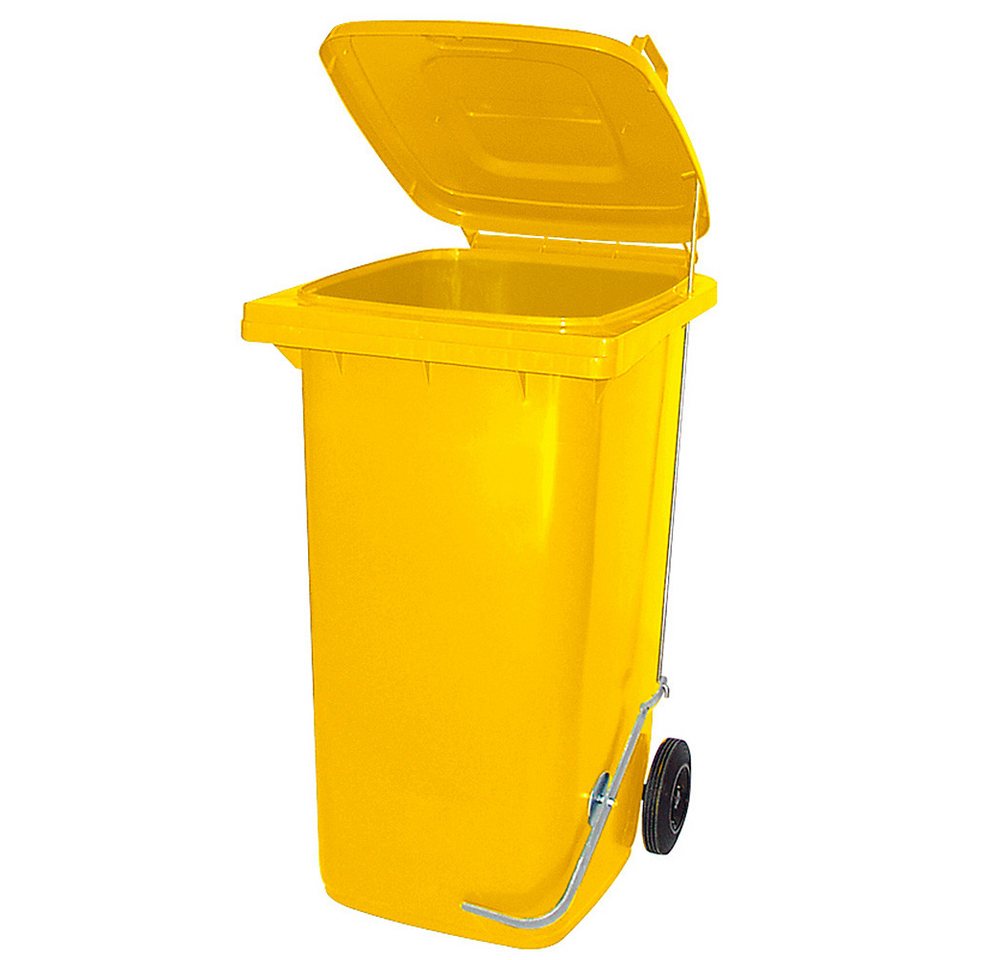 BRB-Lagertechnik Mülleimer 240 Liter Mülltonne mit Fußpedal für handfreie Bedienung, Genormte 240 Liter Mülltonne mit Fußöffnung BRB-Lagertechnik Mülleimer 240 Liter Mülltonne mit Fußpedal für handfreie Bedienung, Genormte 240 Liter Mülltonne mit Fußöffnung von BRB-Lagertechnik