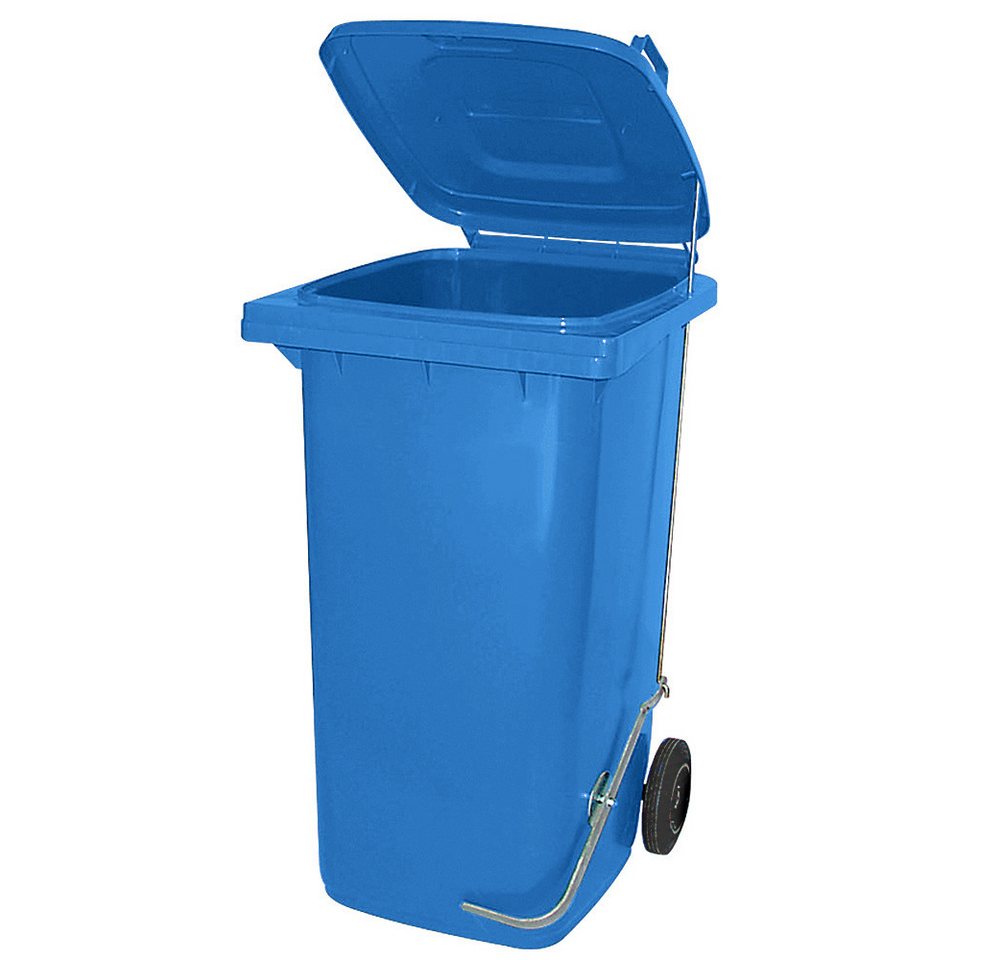 BRB-Lagertechnik Mülleimer 240 Liter Mülltonne mit Fußpedal für handfreie Bedienung, Genormte 240 Liter Mülltonne mit Fußöffnung BRB-Lagertechnik Mülleimer 240 Liter Mülltonne mit Fußpedal für handfreie Bedienung, Genormte 240 Liter Mülltonne mit Fußöffnung von BRB-Lagertechnik