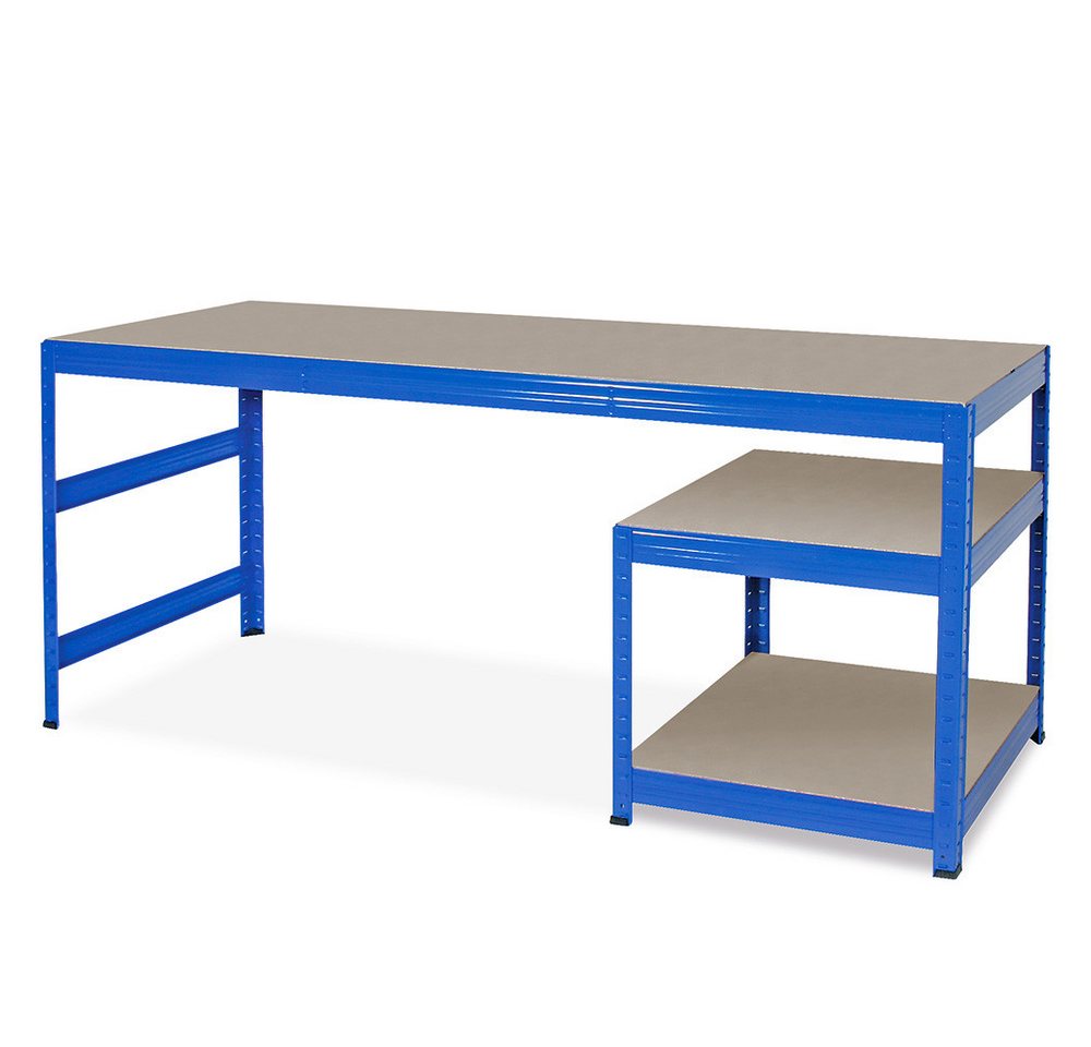 BRB-Lagertechnik Werkbank Arbeitstisch/Packtisch/Werkbank, HxBxT 900x1800x600 mm, mit Unterbau, Sehr stabil mit hoher Tragkraft BRB-Lagertechnik Werkbank Arbeitstisch/Packtisch/Werkbank, HxBxT 900x1800x600 mm, mit Unterbau, Sehr stabil mit hoher Tragkraft von BRB-Lagertechnik