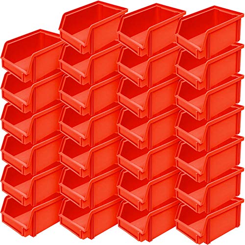 27x Sichtbox"CLASSIC“ FB 4, LxBxH 230/200x140x122 mm, Inhalt 3,7 Liter, rot von BRB