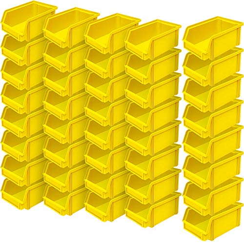 40x Sichtbox"CLASSIC“ FB 5, LxBxH 170/140x100x77 mm, Inhalt 1 Liter, gelb von BRB