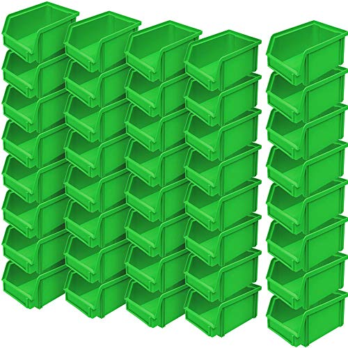 40x Sichtbox"CLASSIC" FB 5, LxBxH 170/140x100x77 mm, Inhalt 1 Liter, grün von BRB