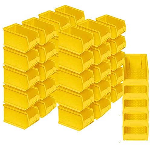 40x Sichtbox"PROFI“ LB 5, LxBxH 175x100x75 mm, Inhalt 0,85 Liter, gelb von BRB