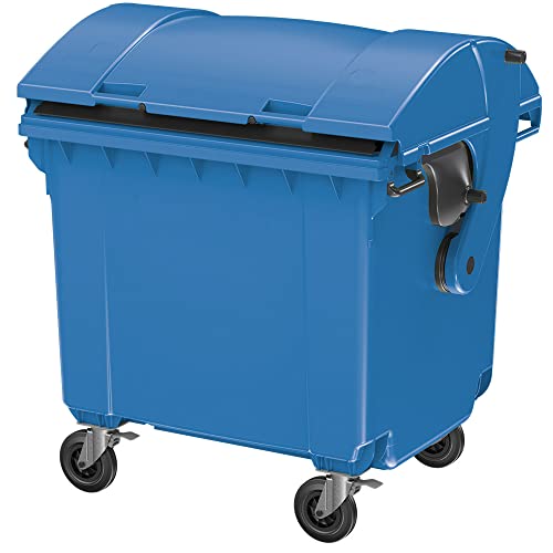 BRB 1100 Liter Großmüllbehälter/Müllcontainer nach EN 840, MGB blau von BRB