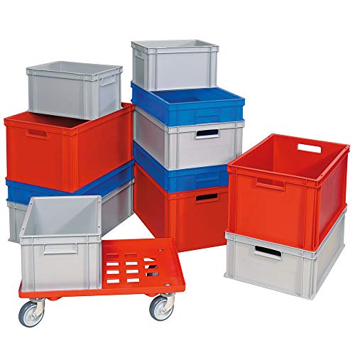 BRB 12er SPAR-Set Euro-Behälter PLUS Transportroller, 600x400 und 400x300 mm in 4 Größen von BRB