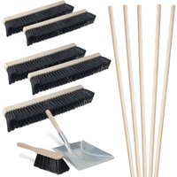 Besen-Spar-Set 10-teilig, 50 cm, schwarz von BRB