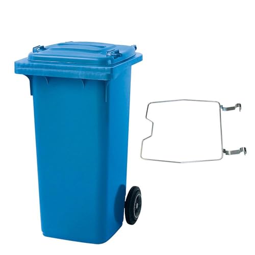 Mülltonne MGB 120 Liter, mit Klemmring für Müllsäcke (blau) von BRB