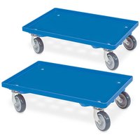 NormRoller, geschlossenes Deck, blau (2er Set) von BRB