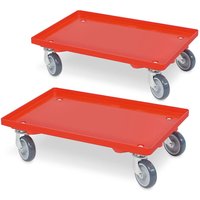 NormRoller, geschlossenes Deck, rot (2er Set) von BRB