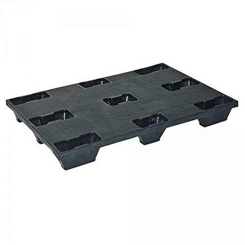 BRB Leichtpalette, Euromaß LxBxH 1200x800x140 mm, schwarz, geschl. Deck, nestbar BRB Leichtpalette, Euromaß LxBxH 1200x800x140 mm, schwarz, geschl. Deck, nestbar von BRB