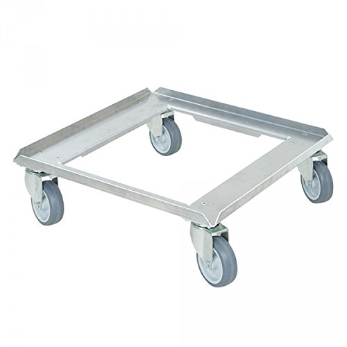 BRB Transportroller/Kistenroller für Behälter 500x500 mm, Edelstahl, rostfrei, Lenkrollen verzinkt BRB Transportroller/Kistenroller für Behälter 500x500 mm, Edelstahl, rostfrei, Lenkrollen verzinkt von BRB