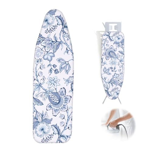Bügelbrettbezug 120x40 Bügeltischbezug Verdickt - 2 In 1 Extra Dampfdurchlässig Bügelbrettbezug Für Dampfstationen, Schmutzabweisender Bügelpolsterbezug Für Den Bügeltisch ( Color : Blauw , Size : 120 Bügelbrettbezug 120x40 Bügeltischbezug Verdickt - 2 In 1 Extra Dampfdurchlässig Bügelbrettbezug Für Dampfstationen, Schmutzabweisender Bügelpolsterbezug Für Den Bügeltisch ( Color : Blauw , Size : 120 von BRCYKRWY