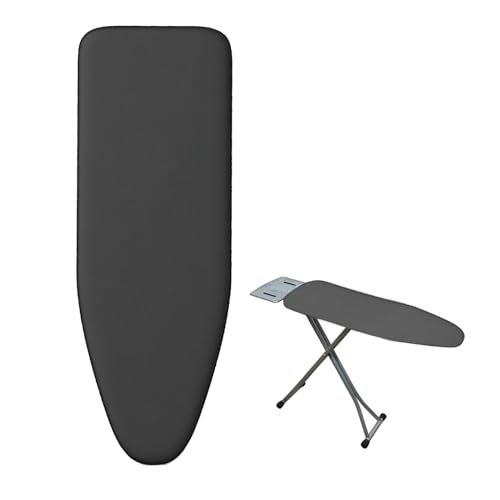 Bügelbrettbezug Und -polster Verdickt - 2 In 1 Design Bügeltischbezug Dickes Polster, Hitzebeständig Extra Strapazierfähig DampfdurchläSsig - BüGeltischbezug, Mit Verschlüssen ( Color : Black 110x33cm Bügelbrettbezug Und -polster Verdickt - 2 In 1 Design Bügeltischbezug Dickes Polster, Hitzebeständig Extra Strapazierfähig DampfdurchläSsig - BüGeltischbezug, Mit Verschlüssen ( Color : Black 110x33cm von BRCYKRWY