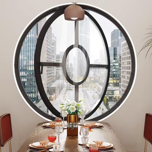 Rund Glas Schuppenfenster,Aluminiumlegierung Eingebaut Ersatz 360° Drehbar Fenster,für Foodtrucks mit Aluminiumrahmen,Lüftungsfenster für Häuser,Kellerfenster für Mobilheime Rund Glas Schuppenfenster,Aluminiumlegierung Eingebaut Ersatz 360° Drehbar Fenster,für Foodtrucks mit Aluminiumrahmen,Lüftungsfenster für Häuser,Kellerfenster für Mobilheime von BRCYKRWY