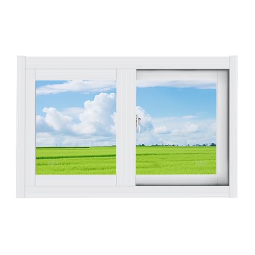 Schiebefenster Schuppenfenster Fenster,Schuppenfenster,belüftete Eingangstür,Mit Schiebefenstern Mit Gehärtetem Glas,Unterputz-Horizontal-Schiebefenster Für Scheunen,Garagen von BRCYKRWY