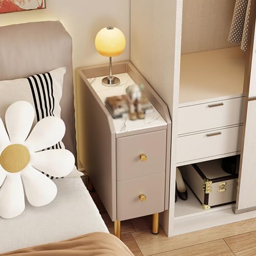 Schmaler Nachttisch Für Kleine Räume Beistelltisch Sofatisch Kaffeetisch Nachtkommode Nachtkonsole Mit Schublade Nachtkommode 2 Schubladen Für Wohnzimmer,Schlafzimmer Bett(Color:Brown,Size:35x40x50cm) Schmaler Nachttisch Für Kleine Räume Beistelltisch Sofatisch Kaffeetisch Nachtkommode Nachtkonsole Mit Schublade Nachtkommode 2 Schubladen Für Wohnzimmer,Schlafzimmer Bett(Color:Brown,Size:35x40x50cm) von BRCYKRWY