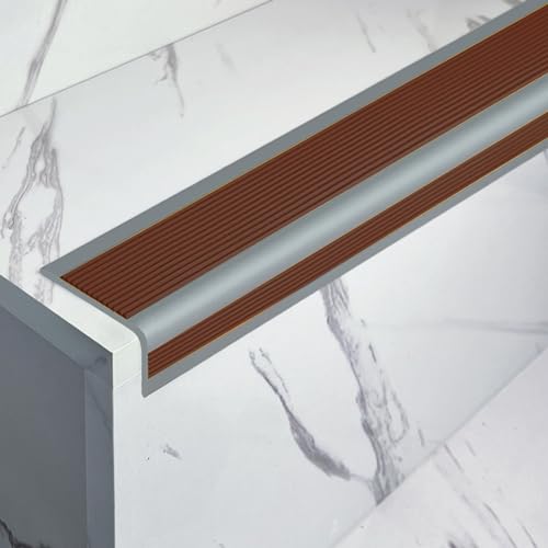 Treppenkantenprofil PVC Treppenkantenprofil Vinyl PVC Treppenkantenprofil Selbstklebend Winkelprofil Anti-Rutsch Treppenkante L-Form Winkelprofil Selbstklebend Elastischer Kantenschutz ( Color : Brown Treppenkantenprofil PVC Treppenkantenprofil Vinyl PVC Treppenkantenprofil Selbstklebend Winkelprofil Anti-Rutsch Treppenkante L-Form Winkelprofil Selbstklebend Elastischer Kantenschutz ( Color : Brown von BRCYKRWY