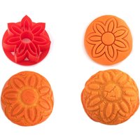 3, 5" Blumenmuster Brotstempel/Concha Stempel Pan Dulce Kaiser Rollstempel von BREADSTAMPS