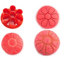 3, 5 " Daisy Blumen Brot Stempel/Flower Concha Stempel Cutter Kaiser Roll von BREADSTAMPS
