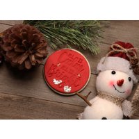 3" Rund Fondant Weihnachten Keks Prägung Stempel "All Is Calm All Bright" Molding Tool 3" Rund Fondant Weihnachten Keks Prägung Stempel "All Is Calm All Bright" Molding Tool von BREADSTAMPS