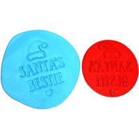 3" Runde Fondant Weihnachten Keks Prägung Stempel "Santa Es Bestie" 3" Runde Fondant Weihnachten Keks Prägung Stempel "Santa Es Bestie" von BREADSTAMPS