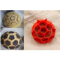 3.5" Fußball-Kugel-Muster Brotstempel Stempel Wird Auf Brötchen Verwendet, Um Fußball Ball Muster Brot Schablone Concha Cutter Zu Erstellen von BREADSTAMPS