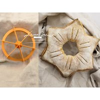 Große 6 Point Star Brot Stempel 5 1/2" Über Backen Sie Ihre Eigenen Stern Große 6 Point Star Brot Stempel 5 1/2" Über Backen Sie Ihre Eigenen Stern von BREADSTAMPS
