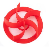Roter 3, 5" Großer Kaiser Roll Brotstempel. Rollstempel Brotchen. Machen Sie Rolls Zu Hause von BREADSTAMPS