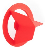 Roter 3" Kleeblatt Brotrolle Stempel Dinner Roll in Pfanne von BREADSTAMPS