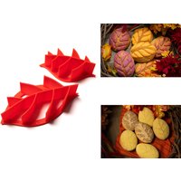 Set Von 2 Blattförmigen Pan Dulce Stempeln - Erstellen Sie Herbst Themen Und Brötchen Präge Fondant Viele Andere Dinge Set Von 2 Blattförmigen Pan Dulce Stempeln - Erstellen Sie Herbst Themen Und Brötchen Präge Fondant Viele Andere Dinge von BREADSTAMPS
