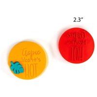 Tropical "Tropic Like It Es Hot" Fondant Keksstempel 60mm Durchmesser Tropical "Tropic Like It Es Hot" Fondant Keksstempel 60mm Durchmesser von BREADSTAMPS
