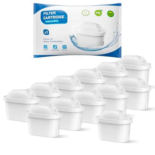 BREAUILL Wasserfilter kartuschen Ersatz für Brita Marella Kanne Wasserfilter, Filterkartuschen Kompatibel mit Brita Maxtra+ Plus Maxtra Pro All-in-1, Reines Wasser genießen (12PCS) von BREAUILL