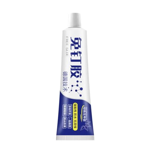 BREAUX Starker nagelfreier Klebstoff, starker nagelfreier Klebstoff wasserdichter Kleber, multifunktionaler nagelfreier flüssiger wasserdichter starker Klebstoff (1PCS) von BREAUX