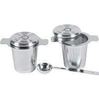 Teefilter mit Teemaßlöffel Edelstahl 2er Set von BREDEMEIJER