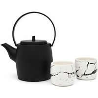 Teekannen Geschenk- Set Kobe 1l + 2 Tassen 153014 - Bredemeijer von BREDEMEIJER
