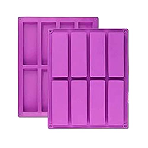 2 Stück 8 Mulden Silikonform Rechteckige Formen zur Herstellung von Seifenriegeln Schokolade Backform Energieriegel Silikon Form, Zur Herstellung von Schokoriegeln, Muffins, Brownies und Käsekuchen 2 Stück 8 Mulden Silikonform Rechteckige Formen zur Herstellung von Seifenriegeln Schokolade Backform Energieriegel Silikon Form, Zur Herstellung von Schokoriegeln, Muffins, Brownies und Käsekuchen von BREEZO