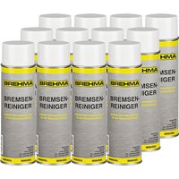 Brehma - 12x Bremsenreiniger 500ml Teilereiniger Entfetter Sprühdose von BREHMA