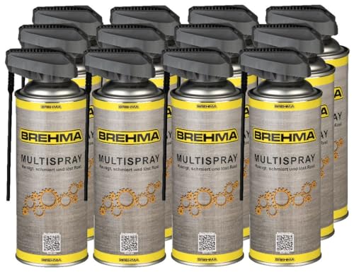 12x BREHMA Cobra Sprühkopf Multispray 400ml Multifunktionsöl Öl Vielzweckspray Kriechöl von BREHMA