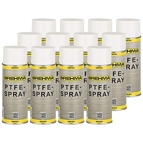 12x BREHMA PTFE Spray Kriechöl Schmiermittel Trockenschmierung 400ml von BREHMA
