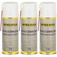 Brehma - 3x Schutzwachs Spray transparent Unterbodenwachs Hohlraumwachs von BREHMA