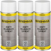 Brehma - 3x Antimarderspray Marderschreck Marder Spray 400ml von BREHMA