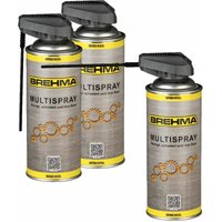 Brehma - 3x Cobra Sprühkopf Multispray 400ml Multifunktionsöl Öl Vielzweckspray Kriechöl von BREHMA