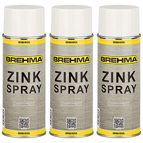 BREHMA 3X Zinkspray 400ml von BREHMA